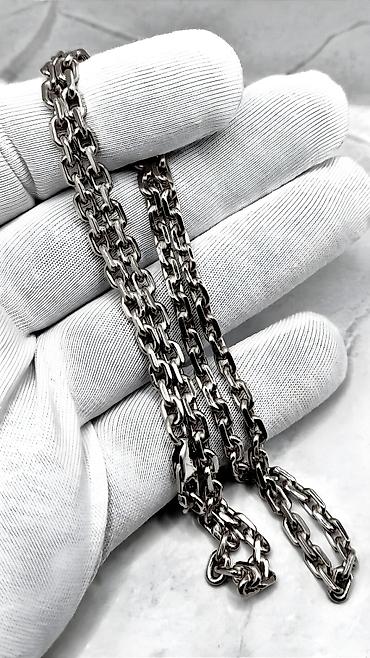 Серебряные цепочки: Якорная цепь 120 гр 55 см Ручная работа Делаю на Заказ Серебряные — 20