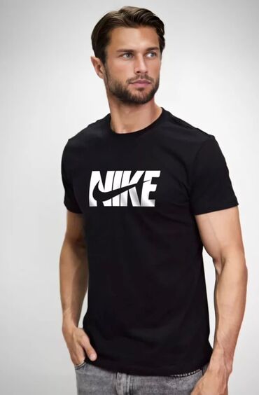 футболки мужской: Футболка түсү - Кара