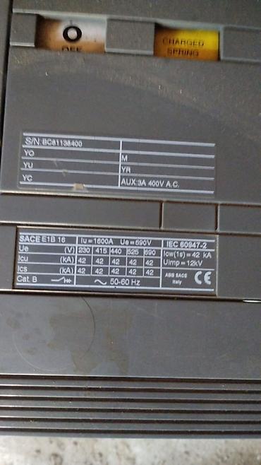 hava acari: ABB Group Elektrik avtomat, 3 faza, 690 Vt — 4