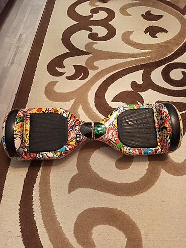 Elektrik nəqliyyatı: Qrafitili naxışlı hoverboard (gyroskuter) - Ölçü: 6.5" təkərlər – — 1