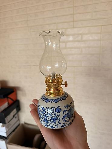 aminol yağ: Yenidir keramika dır, Yağ lampası – dekorativ porcelan gövdəli, şüşə — 4