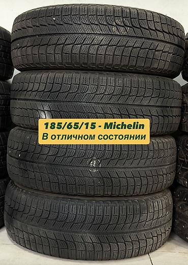 Шины 185 / 65 / R 15, Зима, Б/у, Комплект, Легковые, Michelin