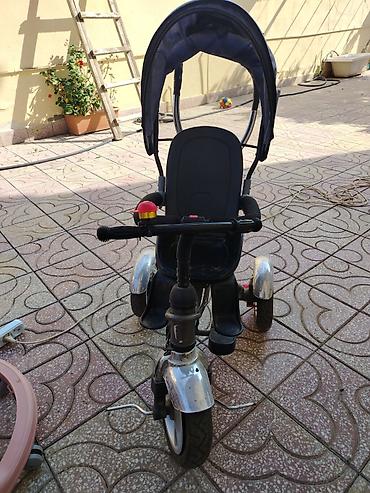 islənmis velosiped: Uşaq üçtəkərli velosipedi – valideyn idarəetməli model - Üç təkərli — 1