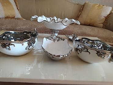 Nahar dəstləri və servizlər: Nahar dəsti, rəng - Ağ, Farfor — 19