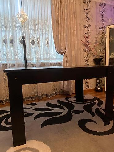 ikinci el stol stul: Qonaq otağı üçün, İşlənmiş, Açılan, Dördbucaq masa, 6 stul — 2