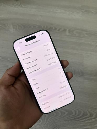 ios 8: IPhone 16 Pro, Б/у, 256 ГБ, Черный, 89 % — 3