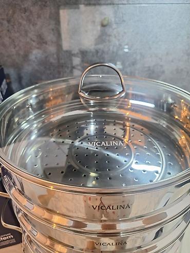 паровые коктейли: Мантоварка VICALINA VL-80321 (5 предметов), серия Lantern - Материал — 2