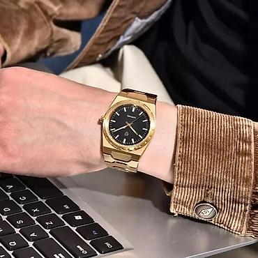 Ručni satovi: PAGANI DESIGN PD-YS020 - 37mm - Zlatna / Crna PAGANI DESIGN PD-YS020 — 5