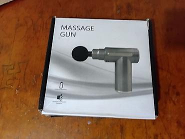 Masajorlar: Məhsul: MASSAGE GUN – portativ masaj pistol Təsvir: - Kompakt, “T” — 2