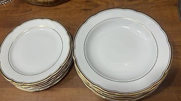 kahla made in gdr: Nahar dəsti, rəng - Ağ, Farfor, Almaniya — 2