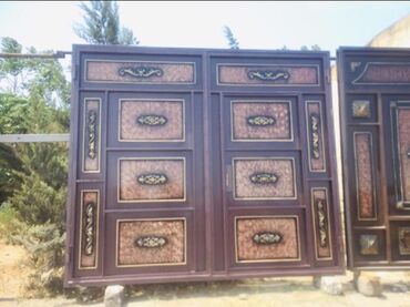 Həyət darvazaları: Yeni Həyət darvazası, 3 m, Mexaniki, Qapı ilə, rəng - Ağ, Kredit yoxdur, Ödənişli quraşdırma, Rayonlara çatdırılma, Ödənişli çatdırılma — 13