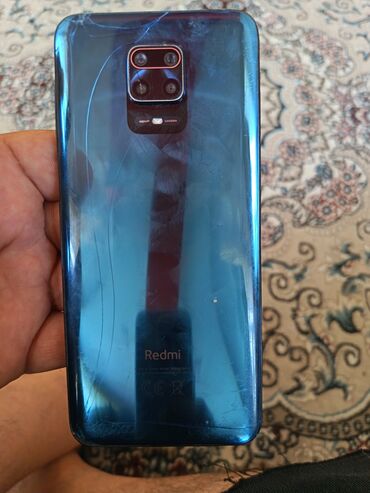 hard disk satışı: Redmi Note 9S, 64 GB, rəng - Göy, Sensor, Barmaq izi, İki sim kartlı