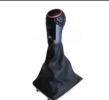 Tuning oprema: Ručica menjača sa kožnom manžetnom – 6 brzina - Komplet: kugla ručice — 4