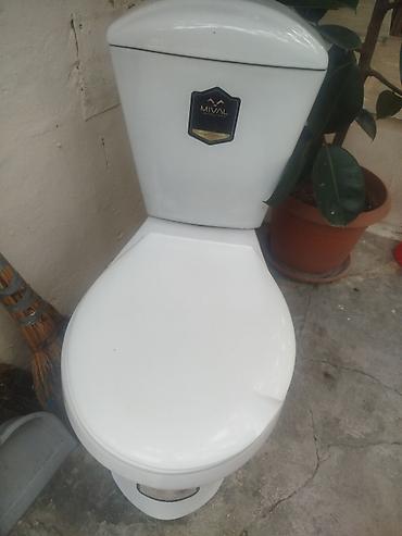 su qab: Mival markalı Unitaz (çəni üstündə) - Rəng: Ağ - Material: Seramik - — 2