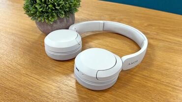 qulaqliqlar: İşlənmiş Simsiz (Bluetooth) Qulaqcıqlar, Sony, rəng - Bej