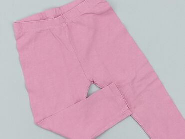 kolorowe legginsy z wysokim stanem: Legginsy, So cute, 12-18 miesięcy, stan - Dobry