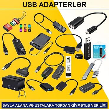Digər kompüter aksesuarları: USB Adapterlər SAYLA ALANA VƏ USTALARA TOPDAN QİYMƏTLƏ VERİLİR! — 1