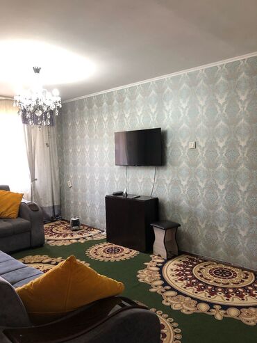 снять квартиру аламедин 1: 3 комнаты, 58 м², 104 серия, 4 этаж, Евроремонт
