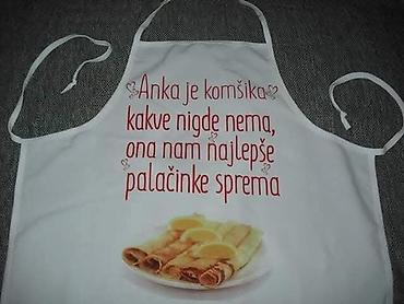 Kuhinjski tekstil: Kecelje stampa po zelji. Materijal pogodan za štampu,lagan i prijatan — 18