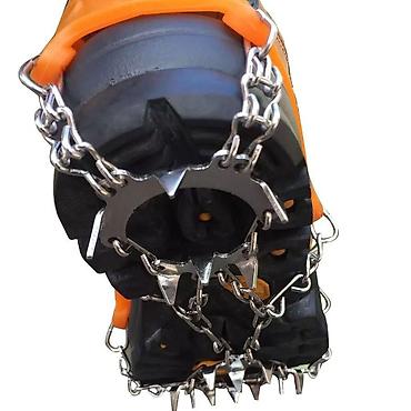 Другие товары для зимнего спорта: Универсальные накладки-кошки для обуви с цепями и шипами - — 7