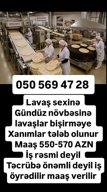 tort ustası: Xadimə tələb olunur, Aylıq ödəniş, 30-45 yaş — 7