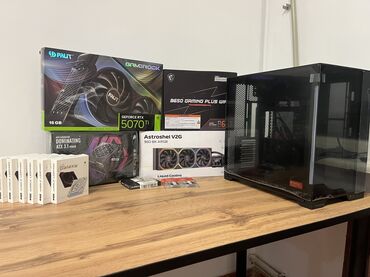 Настольные ПК и рабочие станции: Компьютер, ядер - 8, ОЗУ 32 ГБ, Игровой, Новый, AMD Ryzen 7, NVIDIA GeForce RTX 5070, SSD — 8