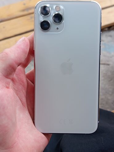 купить бу айфоны: IPhone 11 Pro, Колдонулган, 256 ГБ, Ак, Коргоочу айнек, Каптама, Кабель, 90 %