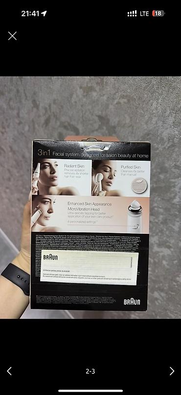 braun epilyator: Epilyator, Braun, Üz üçün, Yeni — 2