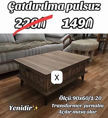 Məhsul 1: Transformerlə açılan jurnal masası - Funksional dizayn lalafo.az -da Məhsul 1: Transformerlə açılan jurnal masası - Funksional dizayn