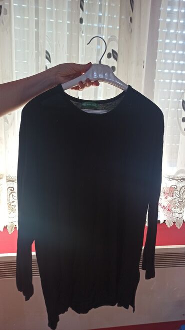 duga košulja tunika: 5XL (EU 50), Cotton, color - Black