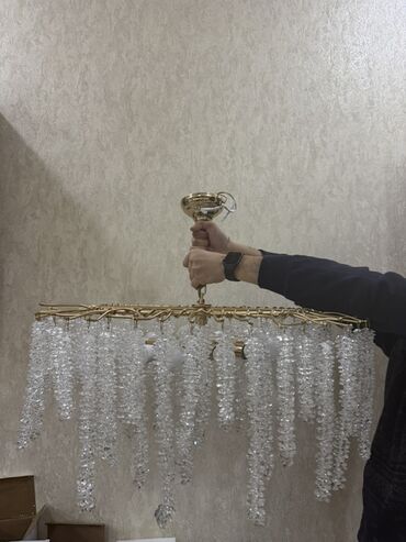 bi led lupa: Люстра, 3 лампы, Хрусталь