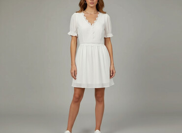 prosta sukienka komunijna krzyżówka: Shein, Women`s dress, size S