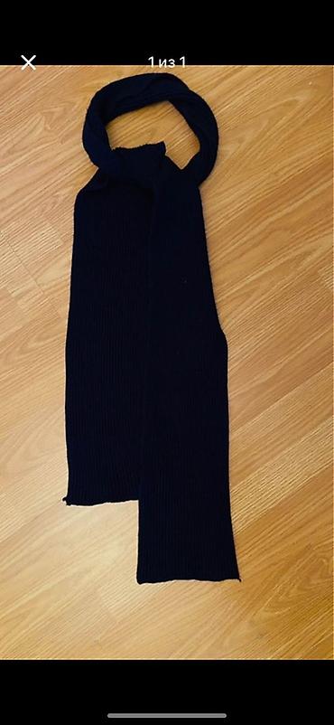 Digər aksesuarlar: Qara toxunma şərf - Rəng: Dərin qara - Material: Yumşaq, elastik — 1