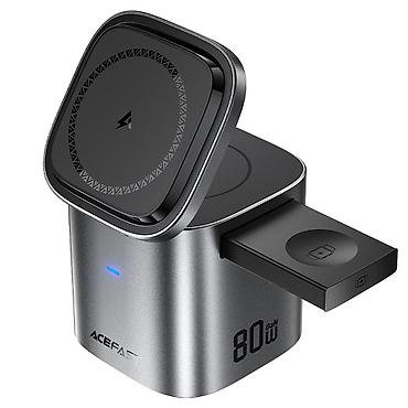 станция зарядки: Название: Докстанция ACEFAST Z9 80W 6‑in‑1 multifunctional GaN desktop — 1