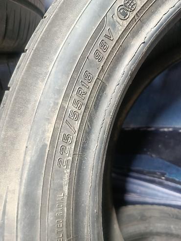 225 55 r18: Шины 225 / 55 / R 18, Лето, Б/у, 1 шт, Легковые, Япония, Dunlop — 1