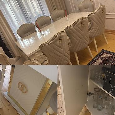 Masa desti 1150azn. 10 stulla. İdeal veziyyetde. Ünvan Hövsan