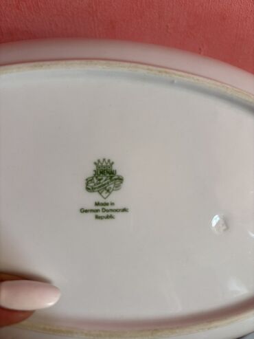 Nahar dəstləri və servizlər: Nahar dəsti, rəng - Ağ, Farfor, Almaniya — 6