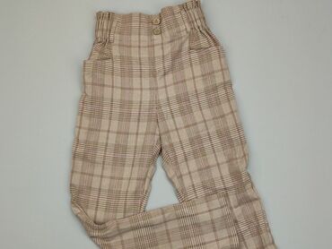 ocieplane spodnie dziewczęce: Leggings for kids, 9 years, 128/134, condition - Good