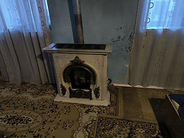 odun pec: Dekorativ klassik dizaynlı odun/çox yanacaqla işləyən soba-kamin - Ön — 3