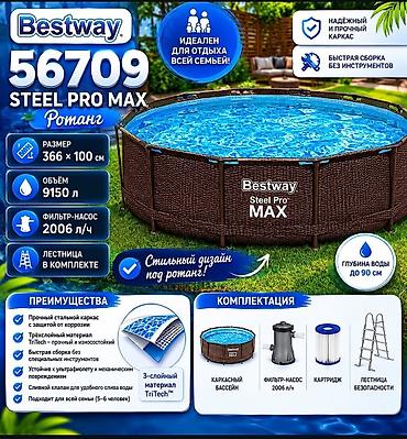 1828: Круглые каркасные бассейны Intex и Bestway — серия Steel Pro/Steel Pro — 5