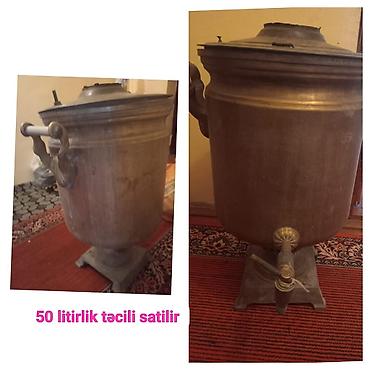 tulskiy samovar: Kod 8586 50 litirliq qədimi tula samovari satilir 900 azn Hec bir — 1