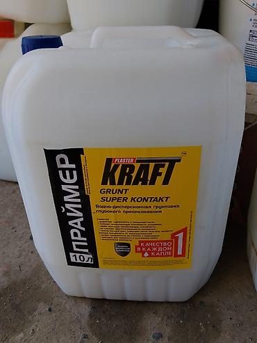 plaster: Праймер KRAFT Grunt Super Kontakt — водно-дисперсионная грунтовка — 1