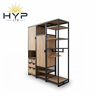 Шкафы: Гардеробная система HYP LTD в индустриальном стиле - Материал — 1