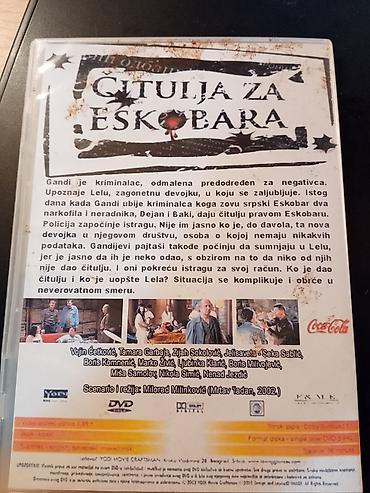 Kasete, CD i DVD: DVD film: Čitulja za Eskobara - Format: DVD video - Naslov: Čitulja — 3