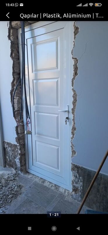 Qapıların təmiri: Plastik Naxışlı Hamam Qapıları — 10