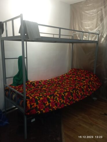 двухъярусные кровати железные: Двухъярусная Кровать, Б/у