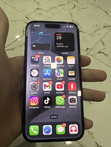 iphone 12 mini işlənmiş: IPhone 15 Pro, 128 GB, Blue Titanium, Face ID