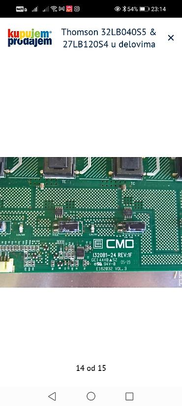 Aksesoari za TV i video: Thomson 32LB040S5 i 27LB120S4 – prodaja u delovima Dostupne — 15