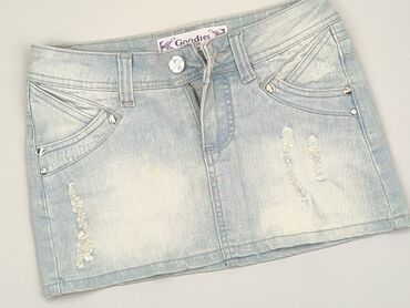 spódniczki jeansowe z kokardą: Spódniczka, 2-3 lat, 92-98 cm, stan - Dobry