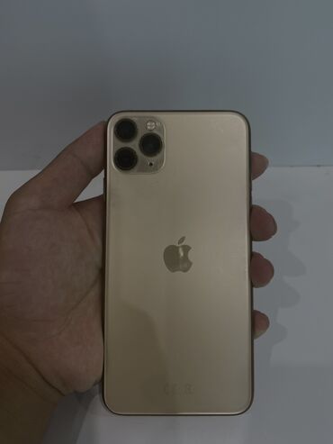 iphone 11 pro price in bishkek: IPhone 11 Pro Max, Колдонулган, 64 ГБ, Алтын, 84 %